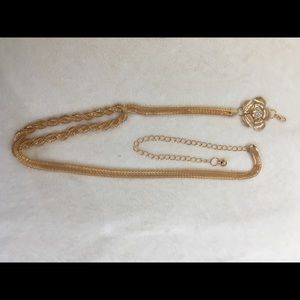Gold Tone Chain Belt